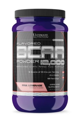 BCAA 12,000 POWDER 457g pink lemonade - Ultimate Nutrition